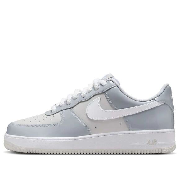NEW Nike Air Force 1 \'07 LV8 Wolf Grey Patent Leather HV9405-001 Men’s Sz Multi main image 5
